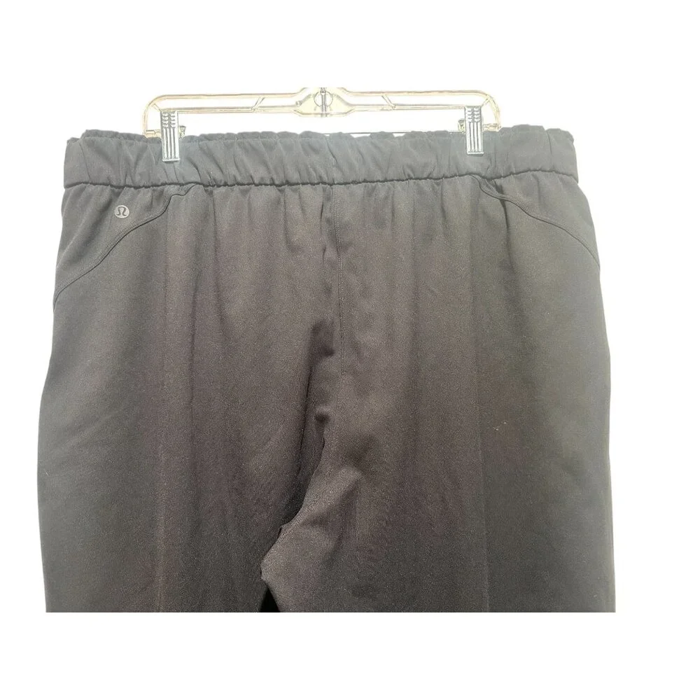 Lululemon Keep Moving Joggers Womens Size 18 Black Drawstring Waist Gorpcore - Picture 10 of 14